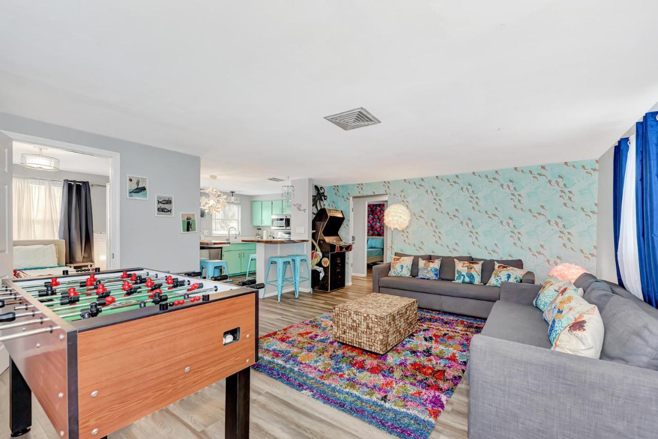 Mermaid House With Pool Jacuzzi Steps To Siesta Key Beach Sarasota Eksteriør billede