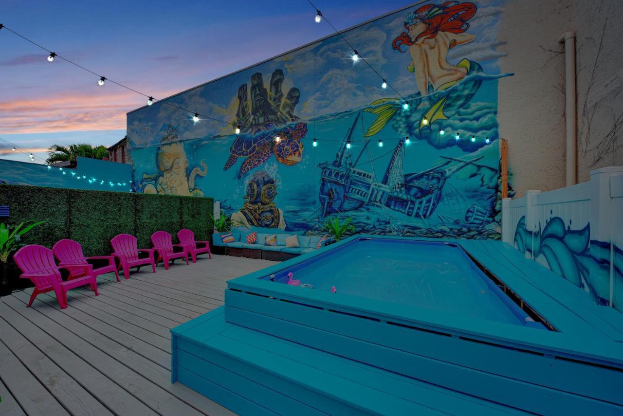 Mermaid House With Pool Jacuzzi Steps To Siesta Key Beach Sarasota Eksteriør billede
